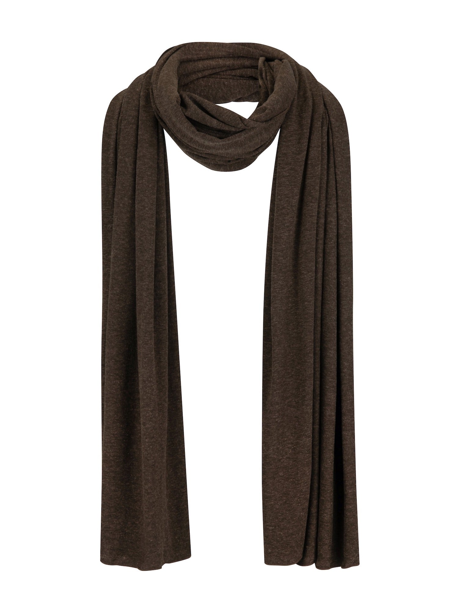 Hemp / Bamboo Scarf Large - Cocoa