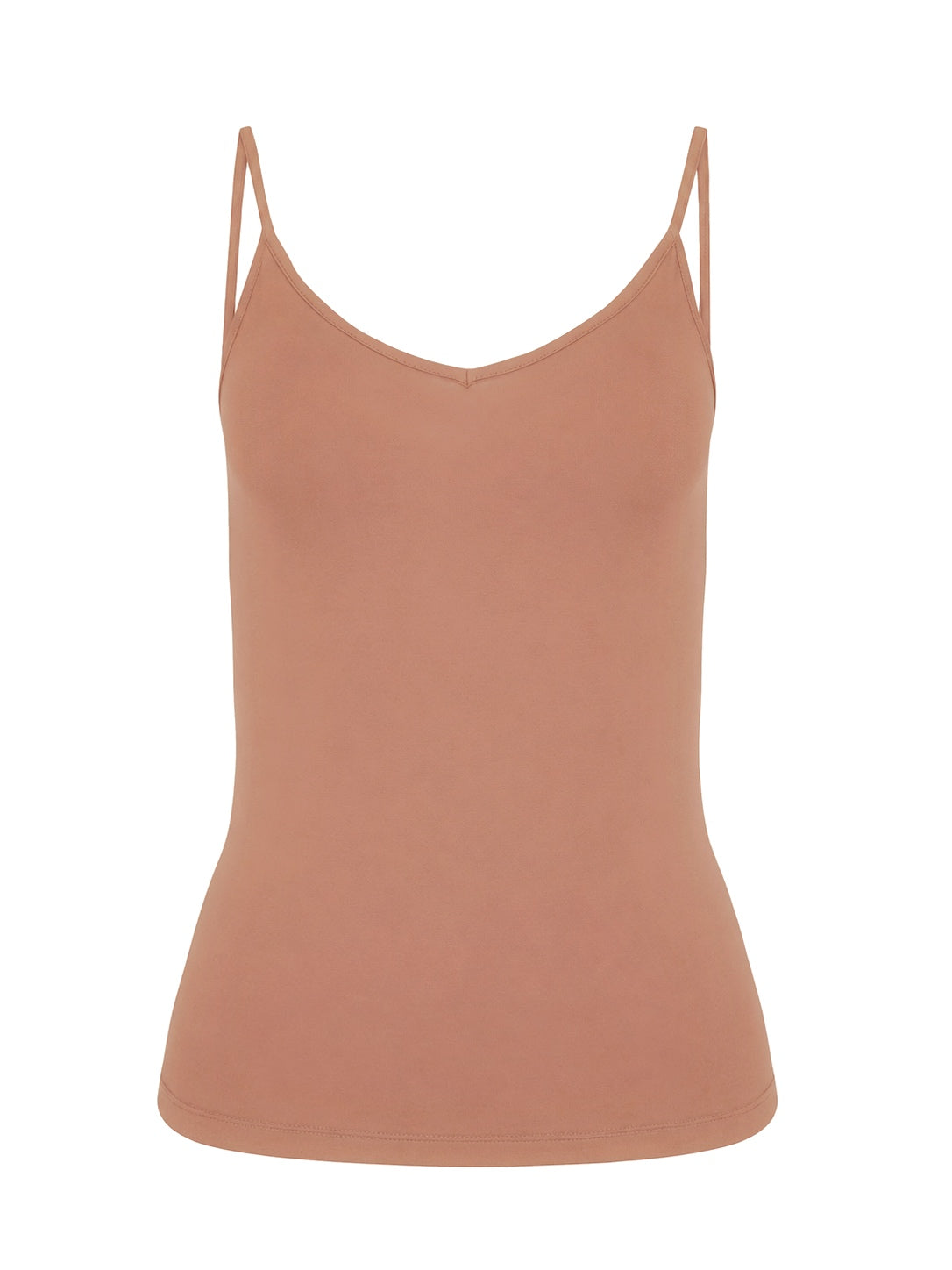 Bamboo Layering Singlet - Toffee