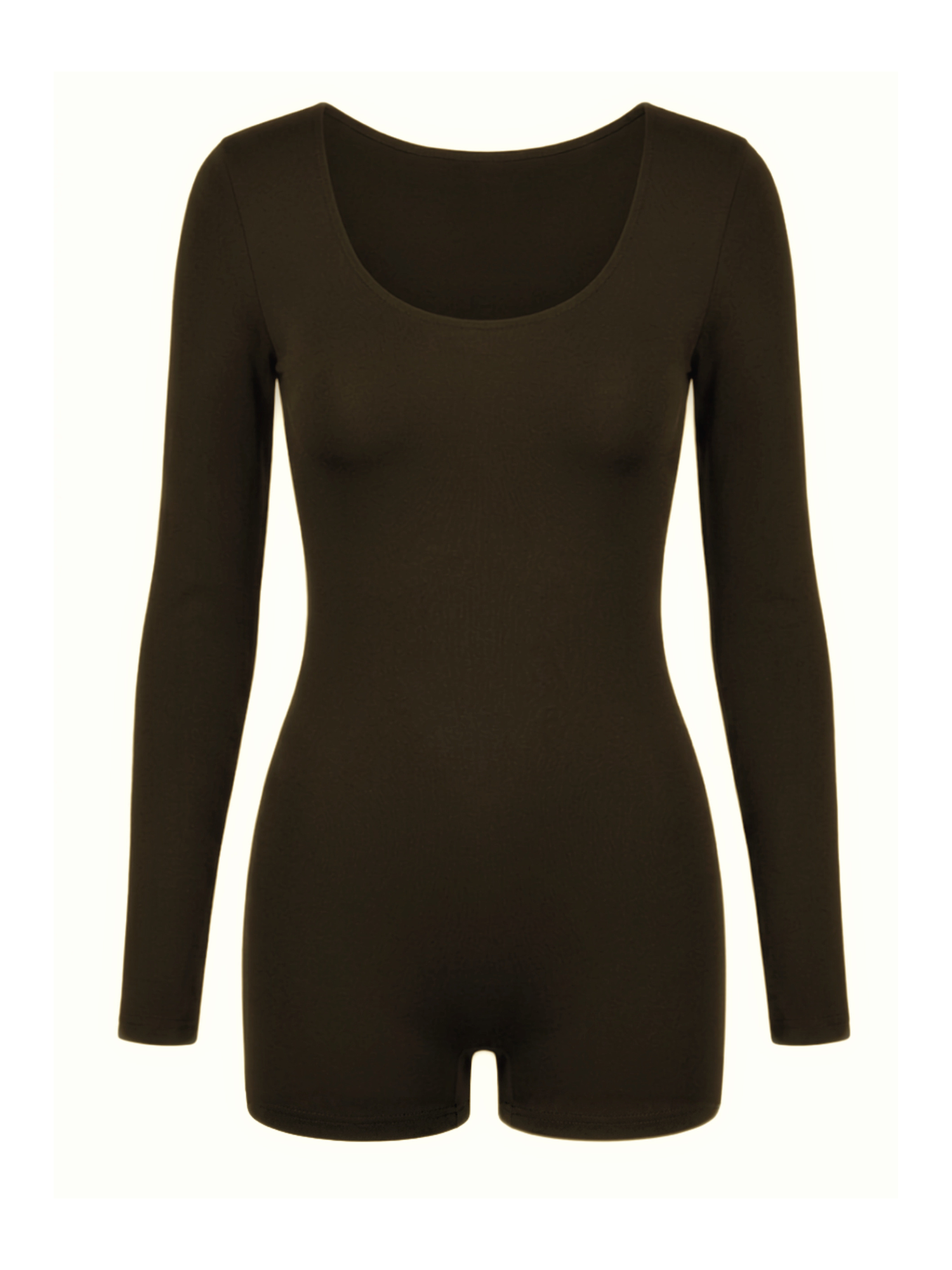 Bamboo Long Sleeve Bodysuit - Cocoa